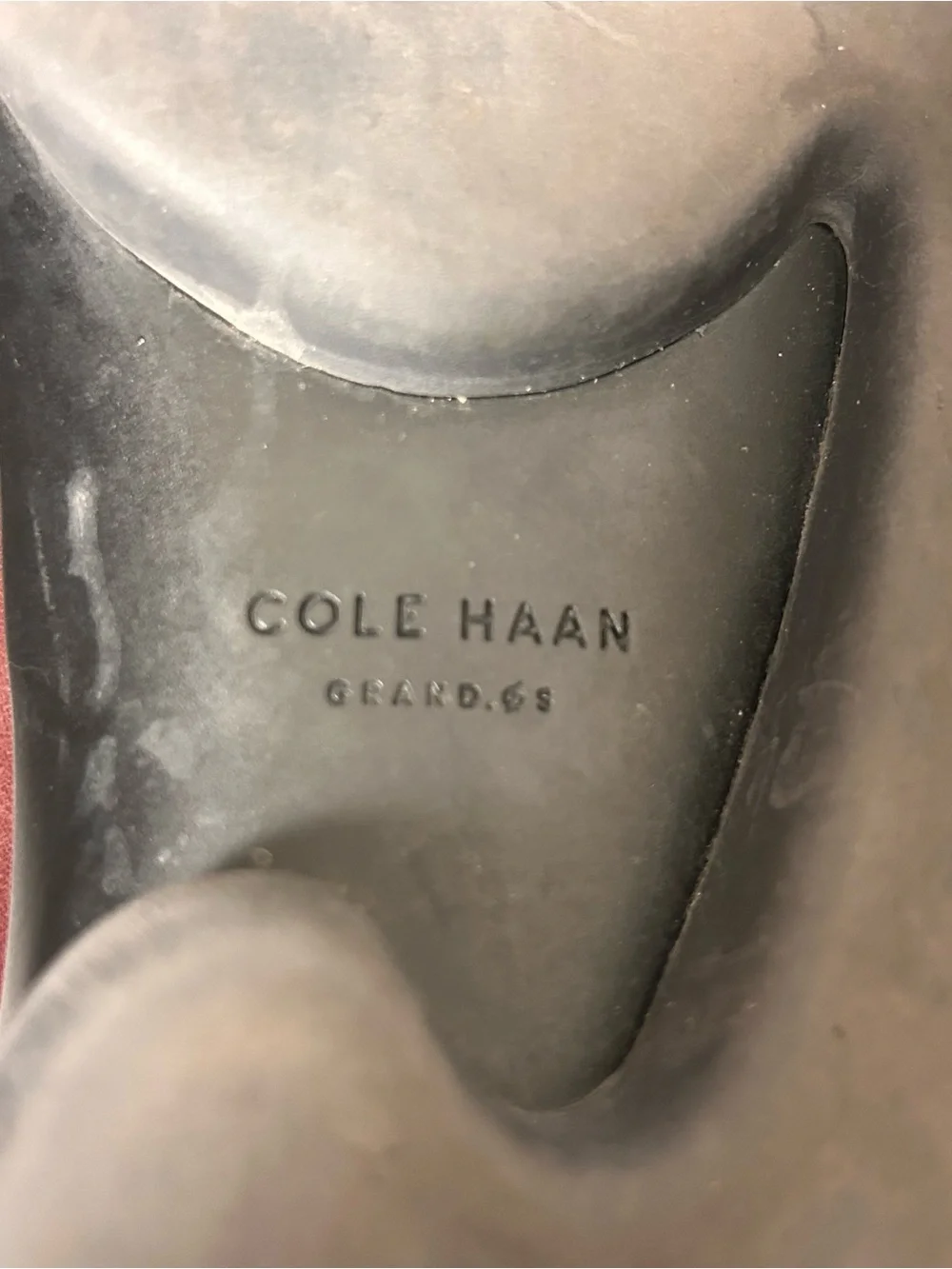 Cole Haan Men's Burgundy Leather Lace-Up Boots